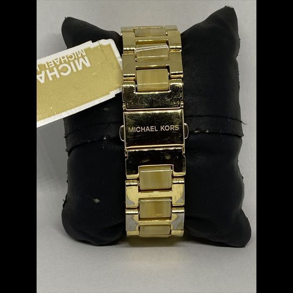 Michael Kors MK5802 Women's Gold Bracelet Analog Dial Quartz Wrist Watch EY323 - Picture 6 of 12